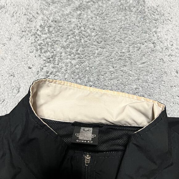 Nike Golf Windbreaker Jacket Mens Large Clima-FIT Black Performance - Picture 7 of 12